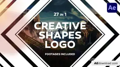 Creative Shapes Logo Openers template preview