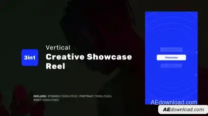 Creative Showcase Reel Openers template preview