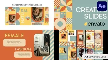 Creative Slides for After Effects Openers template preview