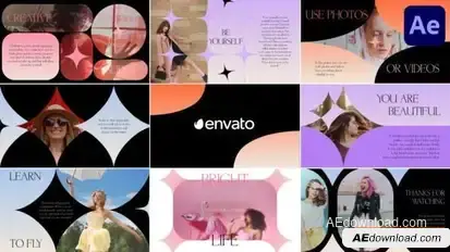 Creative Slides for After Effects Openers template preview