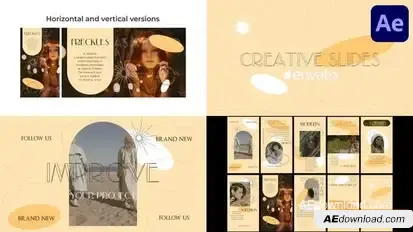 Creative Slides for After Effects Openers template preview