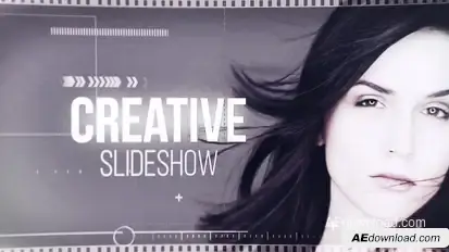 Creative Slideshow Video Displays template preview