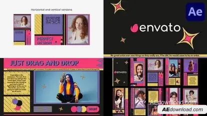 Creative Slideshow for After Effects Openers template preview