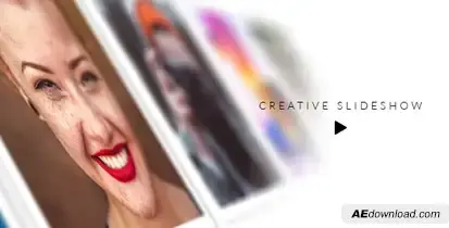 Creative Slideshow Video Displays template preview
