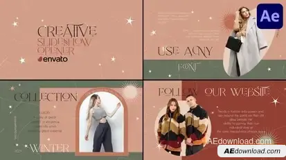 Creative Slideshow Opener for After Effects Openers template preview