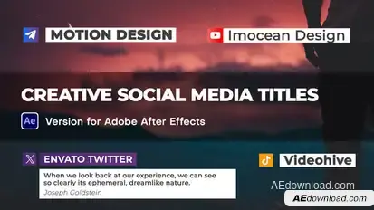 Creative Social Media Titles Titles template preview