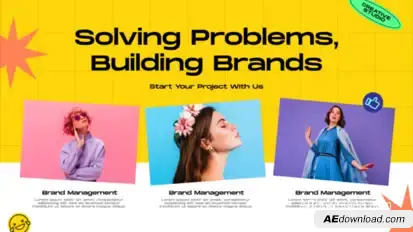 Creative Studio Slideshow Video Displays template preview