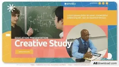 Creative Study - Education Presentation Openers template preview