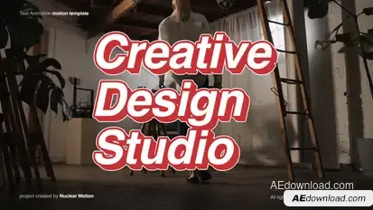 Creative Text Animation Titles template preview