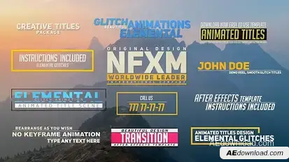 Creative Titles Titles template preview