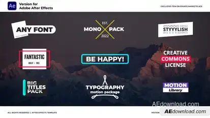 Creative Titles Titles template preview
