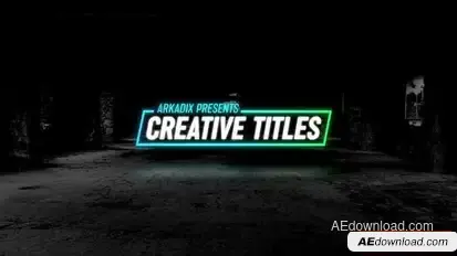 Videohive Creative Titles 4k Titles template preview