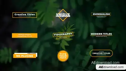 Creative Titles | After Effects Titles template preview