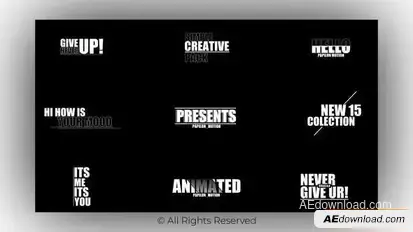 Videohive Creative Titles | After Effects 46492069 Titles template preview