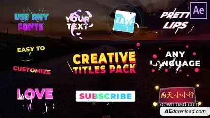 Creative Titles | After Effects Titles template preview