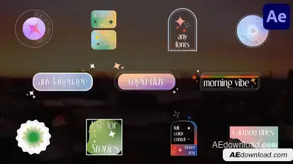 Creative Titles for After Effects Titles template preview