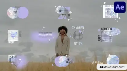 Creative Titles for After Effects Titles template preview