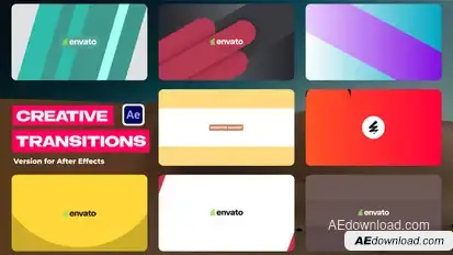 Creative Transitions Elements template preview