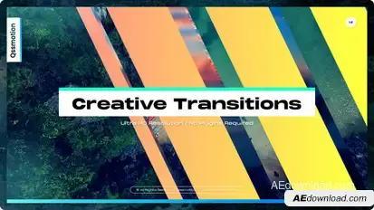 Creative Transitions Elements template preview