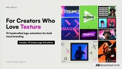 Creative Typo Logo Kit Openers template preview