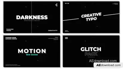Creative Typo Titles Titles template preview