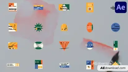 Creative Unique Titles for After Effects Titles template preview