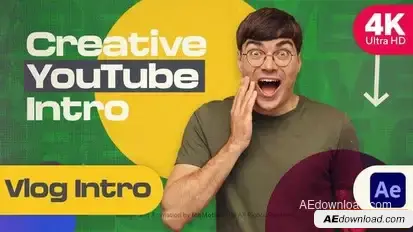 Creative YouTube Intro || Vlog Intro Openers template preview