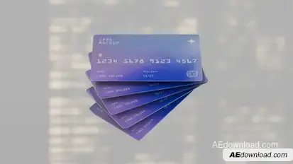 Credit Card Product Promo template preview