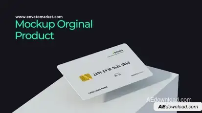 Credit Card Mockup Product Promo template preview
