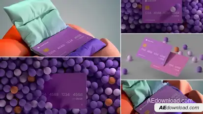 Credit Card Mockup Product Promo template preview