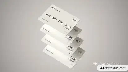 Credit Card Mockup Product Promo template preview