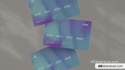 Credit Card Mockup Product Promo template preview