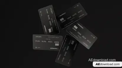 Credit Card Mockup Product Promo template preview