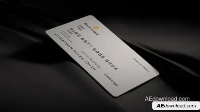 Credit Card Mockup Product Promo template preview