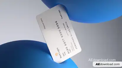 Credit Card Mockup Product Promo template preview