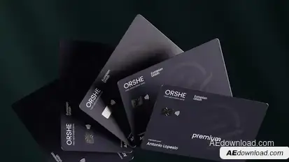 Credit Card Mockup Product Promo template preview