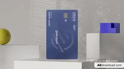 Credit Card Mockup Product Promo template preview