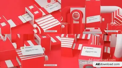 Credit Card Mockup Product Promo template preview