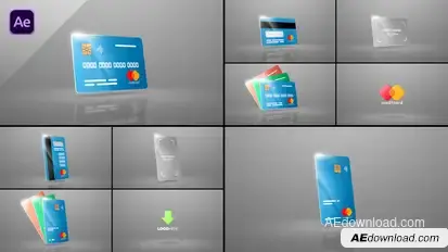 Credit Card Mockup Product Promo template preview