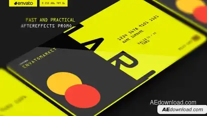 Credit Card Promo Product Promo template preview