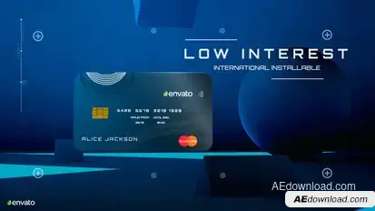 Credit Card Promo V.2 Product Promo template preview
