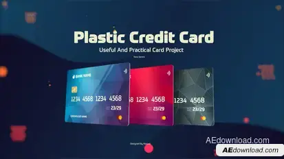 Credit Card Promo V1 Product Promo template preview