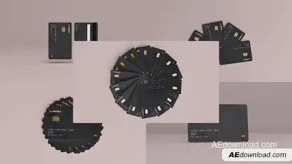 Credit Card Video Mockup Product Promo template preview