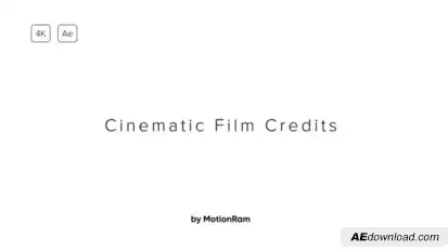Credits 1.0 Titles template preview