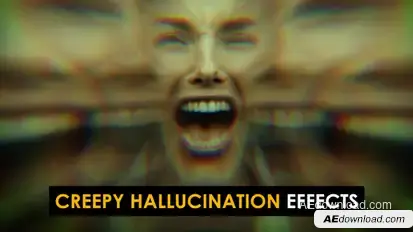 Creepy Hallucination Effects | After Effects Elements template preview