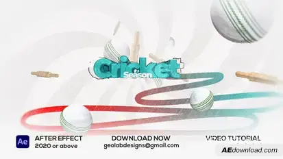 Cricket Season Title Openers template preview
