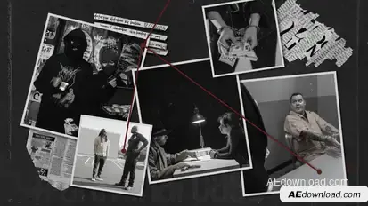 Criminal Photo Slideshow Openers template preview