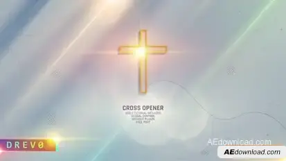 Cross Opener/ Christmas Nativity Story/ Jesus Christ/ Holy Bible/ God/ Gospel/ Choir/ Pigeon/ Dove I Openers template preview