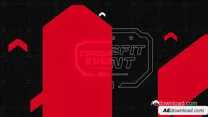 Crossfit Sport Transitions broadcast-packages template preview