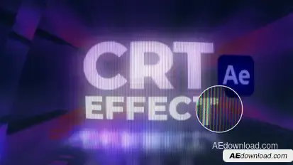 CRT Effect - RGB TV Screens Elements template preview